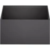 Sodo vazonas Juoda 60 x 60 x 40 cm Šaltai valcuotas plienas