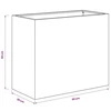 Sodo vazonas Sidabrinė 60 x 30 x 50 cm Galvanizuotas plienas