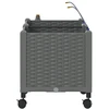 Sodo vazonas su laistymo sistema ir ratukais 2 vnt. PP