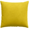 Sofa Pagalvės 2 pcs Geltona 50 x 50 cm Kordūrinis audinys