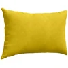 Sofa Pagalvės 2 pcs Geltona 60 x 40 cm Kordūrinis audinys