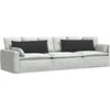 Sofa Pagalvės 2 vnt. audinys Juoda 120 x 40 cm