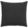 Sofa Pagalvės 2 vnt. audinys Juoda 45 x 45 cm
