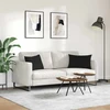 Sofa Pagalvės 2 vnt. audinys Juoda 60 x 40 cm
