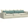 Sofa Pagalvės 2 pcs Jūrinė žalia 145 x 40 cm Kordūrinis audinys