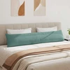 Sofa Pagalvės 2 pcs Jūrinė žalia 200 x 40 cm Kordūrinis audinys