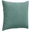 Sofa Pagalvės 2 vnt. Jūrinė žalia 45 x 45 cm Kordūrinis audinys