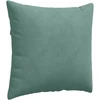 Sofa Pagalvės 2 pcs Jūrinė žalia 50 x 50 cm Kordūrinis audinys