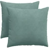 Sofa Pagalvės 2 pcs Jūrinė žalia 50 x 50 cm Kordūrinis audinys