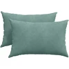 Sofa Pagalvės 2 vnt. Jūrinė žalia 60 x 40 cm Kordūrinis audinys
