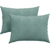Sofa Pagalvės 2 pcs Jūrinė žalia 70 x 50 cm Kordūrinis audinys