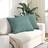 Sofa Pagalvės 2 pcs Jūrinė žalia 70 x 50 cm Kordūrinis audinys