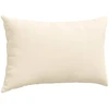 Sofa Pagalvės 2 vnt. Kreminė 50 x 30 cm Kordūrinis audinys