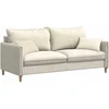 Sofa Pagalvės 2 vnt. Kreminė 50 x 30 cm Kordūrinis audinys