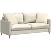 Sofa Pagalvės 2 pcs Kreminė 50 x 50 cm Kordūrinis audinys