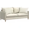 Sofa Pagalvės 2 vnt. Kreminė 70 x 50 cm Kordūrinis audinys