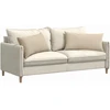 Sofa Pagalvės 2 vnt. audinys Kreminė 80 x 40 cm