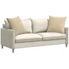 Sofa Pagalvės 2 vnt. audinys Kreminė 80 x 80 cm