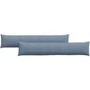 Sofa Pagalvės 2 pcs Mėlyna 200 x 40 cm Kordūrinis audinys