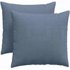 Sofa Pagalvės 2 pcs Mėlyna 45 x 45 cm Kordūrinis audinys