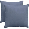 Sofa Pagalvės 2 pcs Mėlyna 50 x 50 cm Kordūrinis audinys