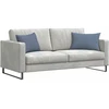 Sofa Pagalvės 2 pcs Mėlyna 60 x 40 cm Kordūrinis audinys