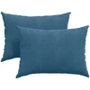 Sofa Pagalvės 2 pcs Mėlyna 70 x 50 cm Kordūrinis audinys