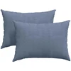 Sofa Pagalvės 2 pcs Mėlyna 70 x 50 cm Kordūrinis audinys