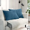 Sofa Pagalvės 2 pcs Mėlyna 70 x 50 cm Kordūrinis audinys