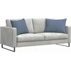 Sofa Pagalvės 2 pcs Mėlyna 70 x 50 cm Kordūrinis audinys