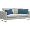 Sofa Pagalvės 2 vnt. Mėlyna 80 x 40 cm Kordūrinis audinys