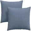 Sofa Pagalvės 2 pcs Mėlyna 80 x 80 cm Kordūrinis audinys