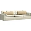 Sofa Pagalvės 2 pcs Pilkai žalia 120 x 40 cm Kordūrinis audinys