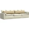 Sofa Pagalvės 2 pcs Pilkai žalia 145 x 40 cm Kordūrinis audinys