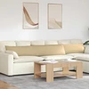 Sofa Pagalvės 2 pcs Pilkai žalia 200 x 40 cm Kordūrinis audinys
