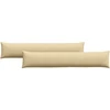 Sofa Pagalvės 2 pcs Pilkai žalia 200 x 40 cm Kordūrinis audinys