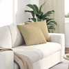 Sofa Pagalvės 2 pcs Pilkai žalia 45 x 45 cm Kordūrinis audinys