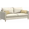 Sofa Pagalvės 2 vnt. Pilkai žalia 50 x 30 cm Kordūrinis audinys