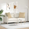 Sofa Pagalvės 2 pcs Pilkai žalia 60 x 60 cm Kordūrinis audinys
