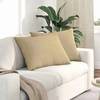 Sofa Pagalvės 2 pcs Pilkai žalia 70 x 50 cm Kordūrinis audinys