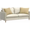 Sofa Pagalvės 2 vnt. Pilkai žalia 70 x 50 cm Kordūrinis audinys