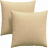 Sofa Pagalvės 2 pcs Pilkai žalia 80 x 80 cm Kordūrinis audinys