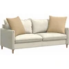 Sofa Pagalvės 2 pcs Pilkai žalia 80 x 80 cm Kordūrinis audinys