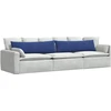Sofa Pagalvės 2 pcs Policijos mėlyna 145 x 40 cm