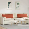 Sofa Pagalvės 2 pcs Raudona oranžinė 120 x 40 cm