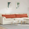 Sofa Pagalvės 2 pcs Raudona oranžinė 145 x 40 cm