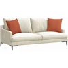 Sofa Pagalvės 2 vnt. Raudona oranžinė 45 x 45 cm