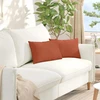 Sofa Pagalvės 2 pcs Raudona oranžinė 50 x 30 cm