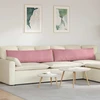 Sofa Pagalvės 2 pcs Rožinė 145 x 40 cm Kordūrinis audinys