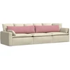 Sofa Pagalvės 2 vnt. Rožinė 145 x 40 cm Kordūrinis audinys